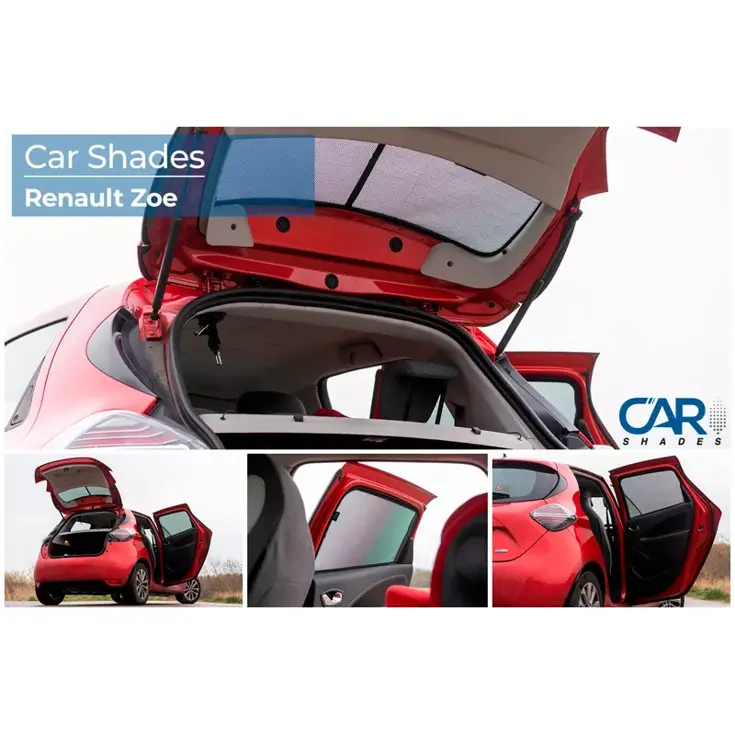 Renault Zoe 2013-2019 & 2019 - Zonneschermen - Car Shades