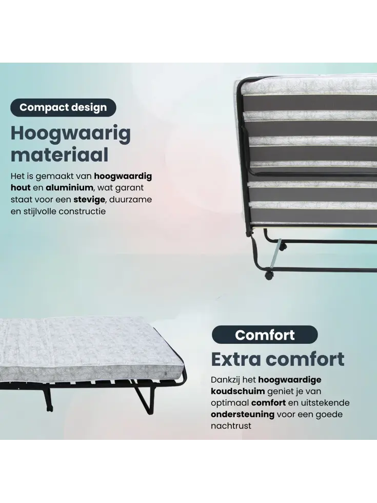 Troonz Campingbed Morena - 90 x 200 cm