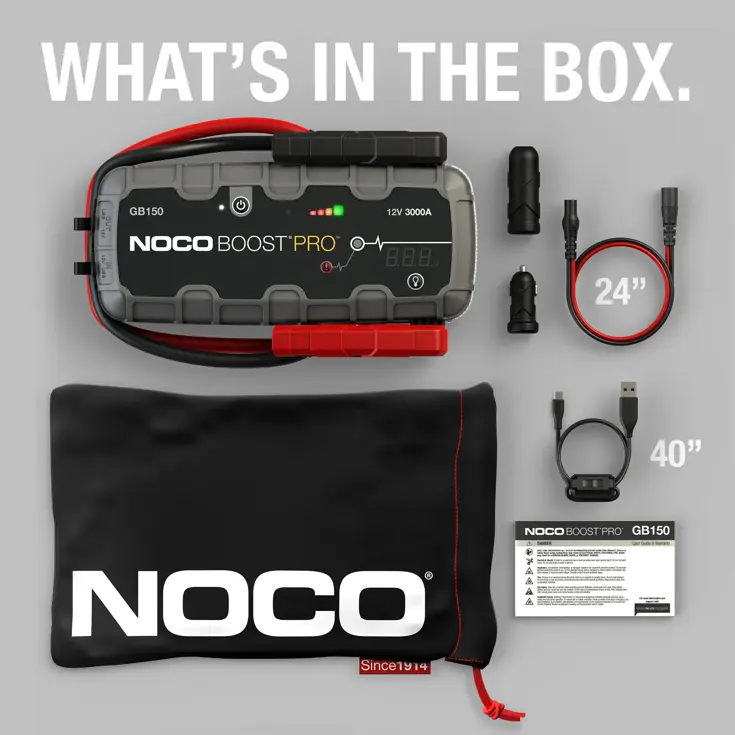 3000A Jumpstarter voor 12V accu met USB