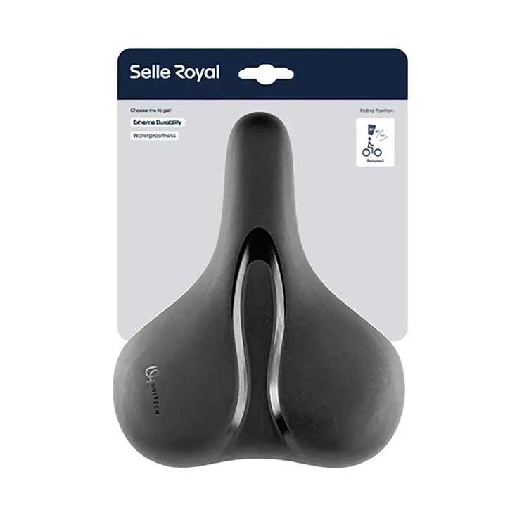 Zadel Rio Relaxed Unitech voor fietscomfort