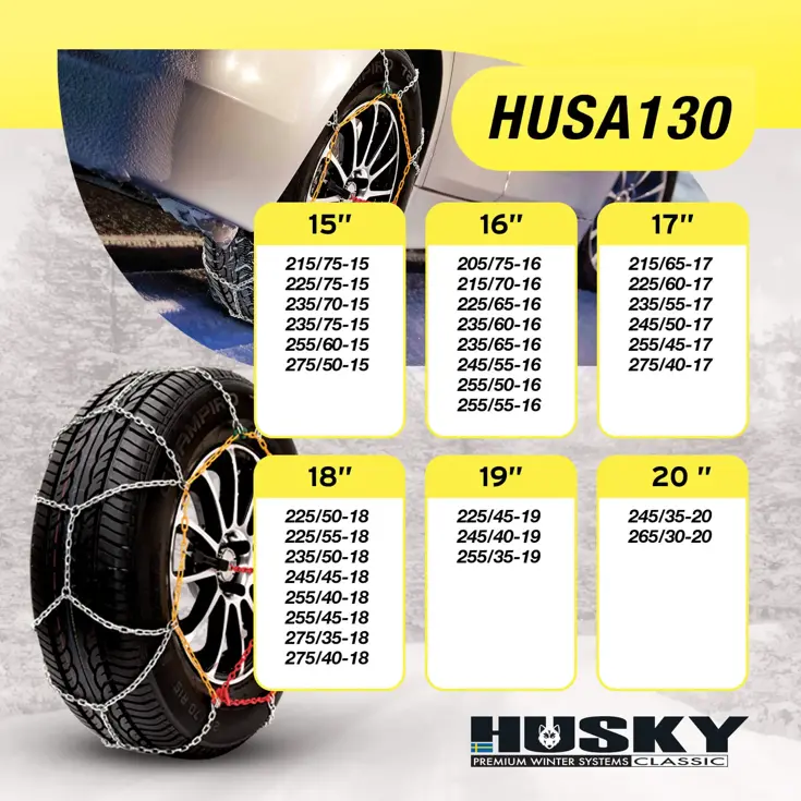 Husky Classic 130 Sneeuwkettingen