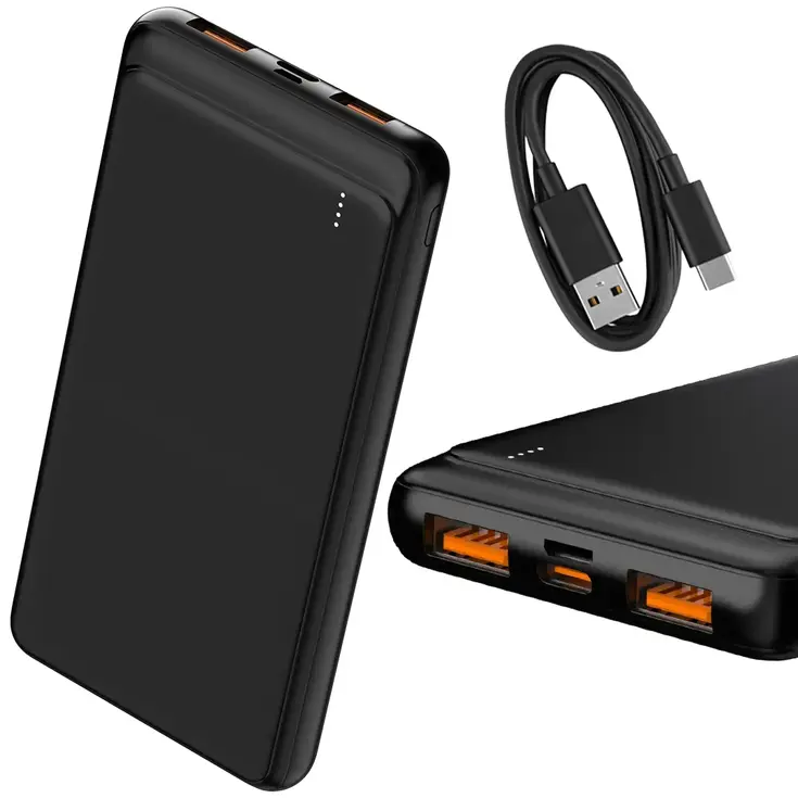 Powerbank 10.000mAh USB-C / USB-A / MicroUSB