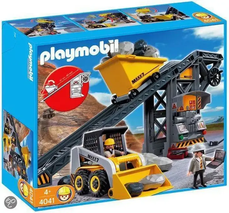 PLAYMOBIL® Transportband met graafmachine 4041