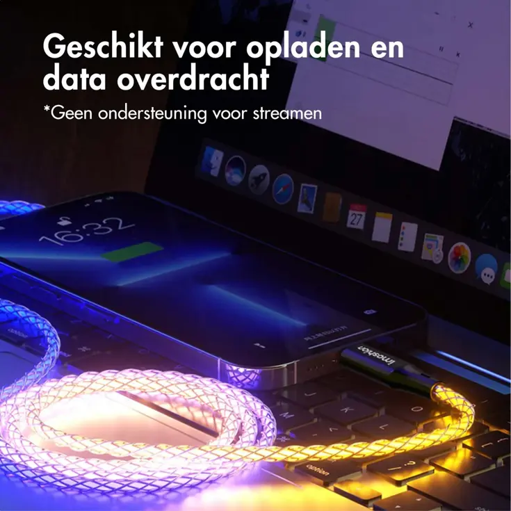 Lichtkabel 2m - Oplaadport-USB A