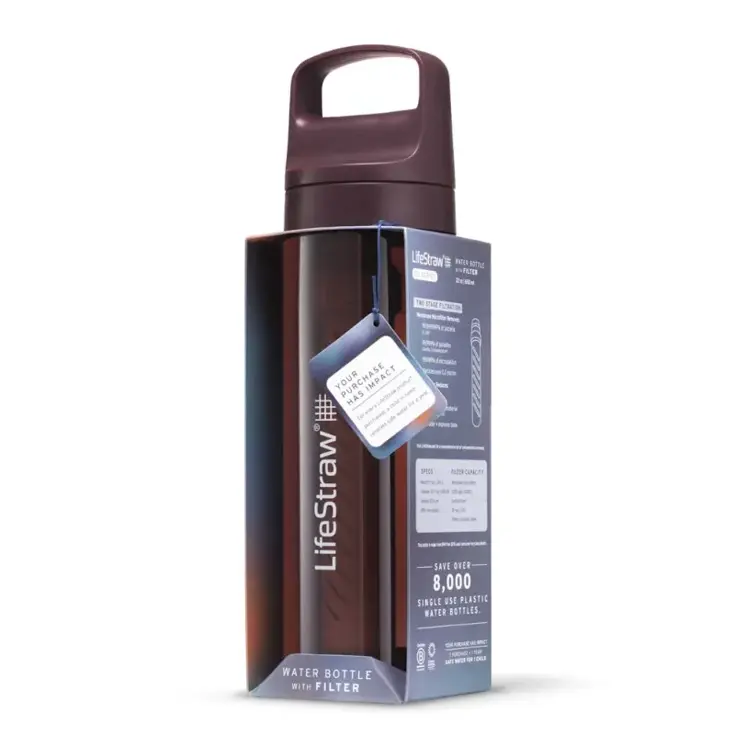 Lifestraw Go 2.0 - Waterfles 650ml - Rood