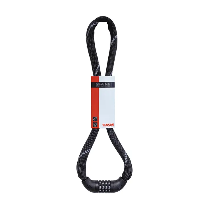 Cijfer kettingslot 100cm met instelbare code