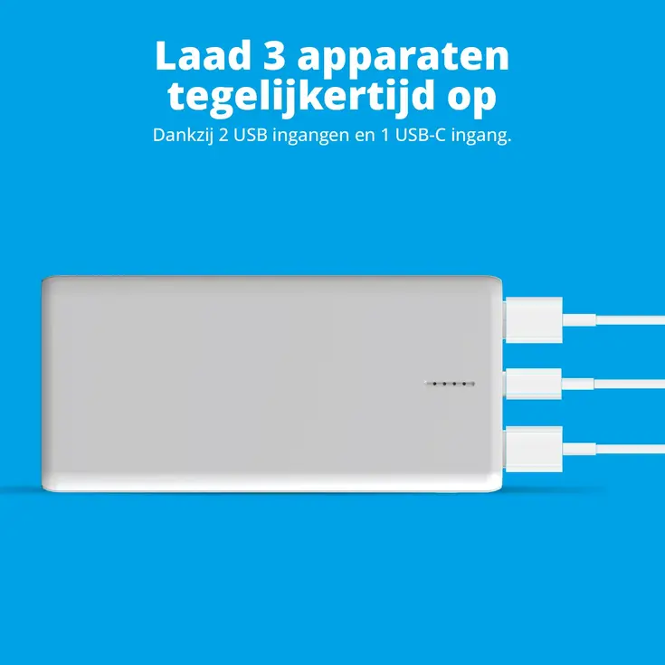 Powerbank 20.000 mAh - Wit