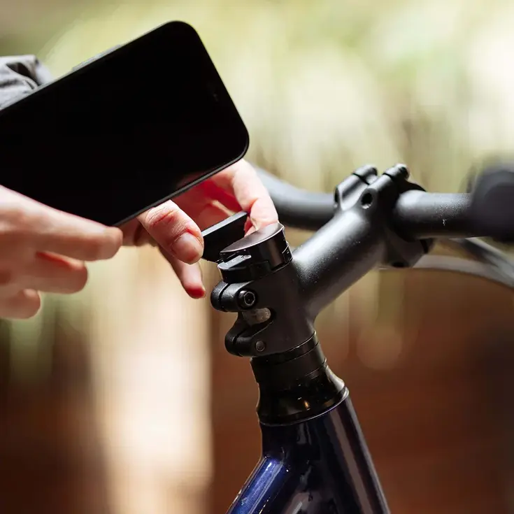 Micro Telefoonhouder Fiets - Zwart - Loop