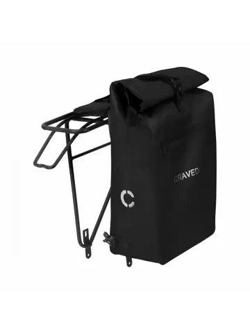 Craved Enkele Fietstas 3 in 1 - 28L - Zwart