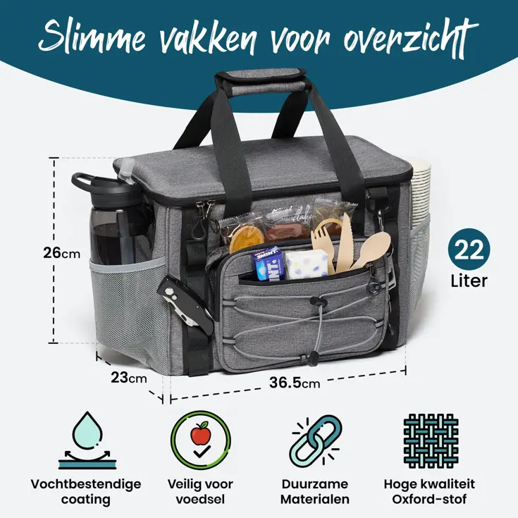 Koeltas 22L - Geïsoleerd