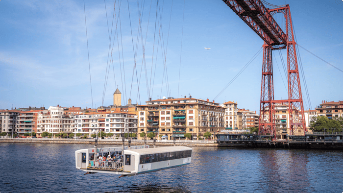 Vizcayabrug in Bilbao