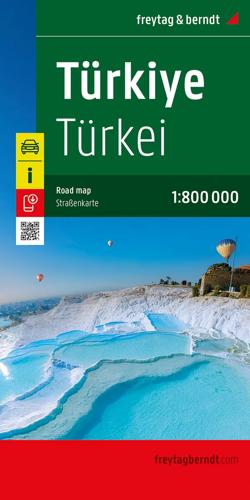 Wegenkaart Turkije