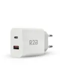 Krachtige 20W USB A & USB C Adapter Wit