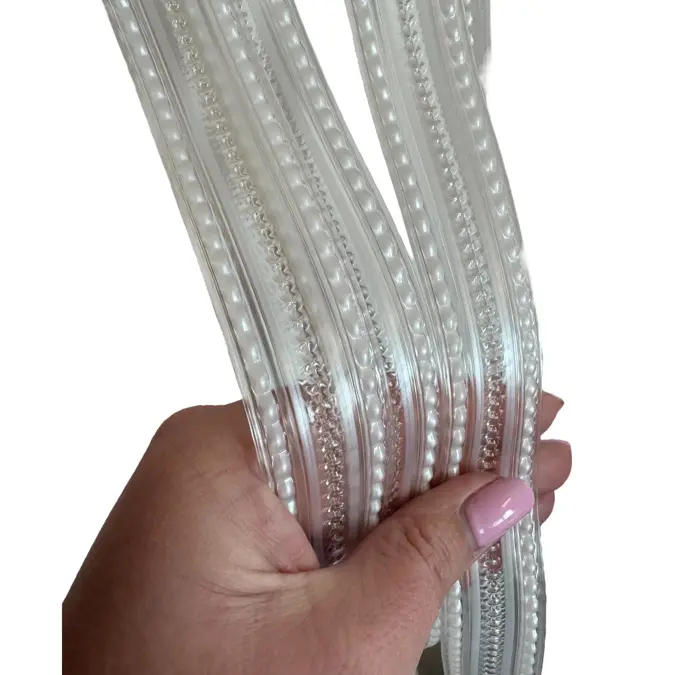 Deurgordijn - 90x220 cm Wit - Pvc - Hem