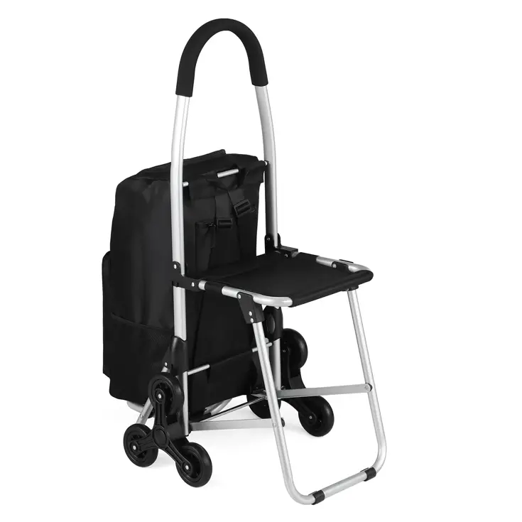 Boodschappentrolley 35L - Trapwielen