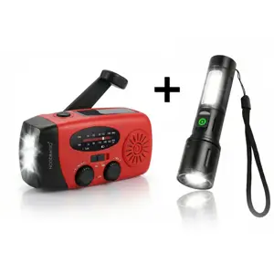 Noodradio 2.000mAh + Zaklamp