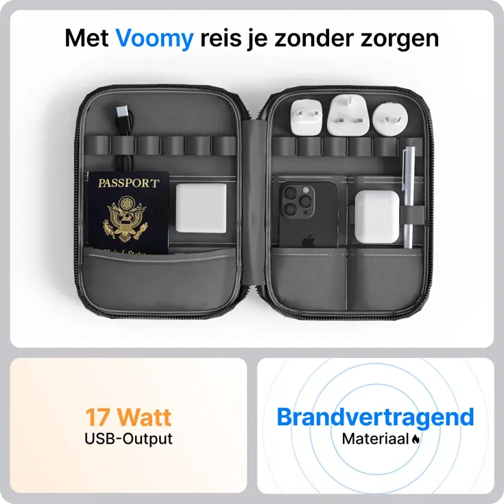 Travel Y42 - Wereldstekker modulair - 150+ landen