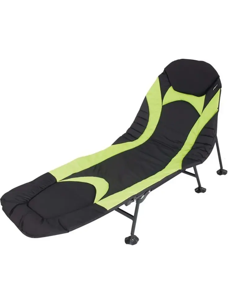Eurotrail Kampeerbed Queen - Zwart/Lime