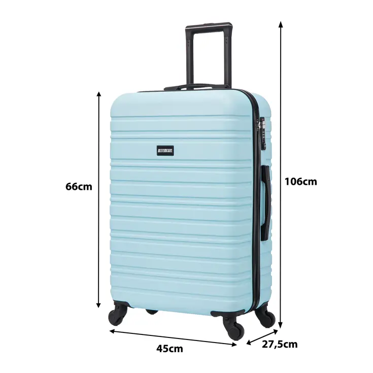 Reiskoffer M ABS 74L met TSA-slot en 360° wielen