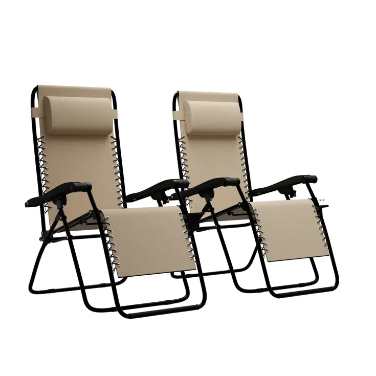 LifeGoods Opvouwbare Tuinstoelen