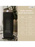 Luvego - Elektrische Kachel - Afstandsbediening
