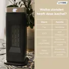 Luvego - Elektrische Kachel - Afstandsbediening