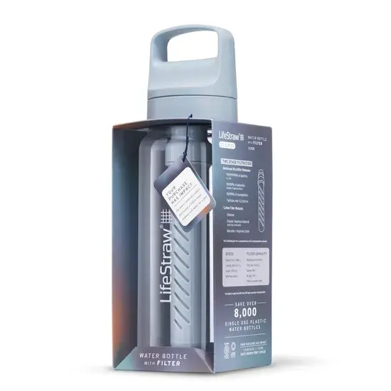 Lifestraw Go 2.0 - Waterfles 1L - Lichtblauw