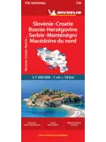 Kaart National 736 Slovenië - Kroatië