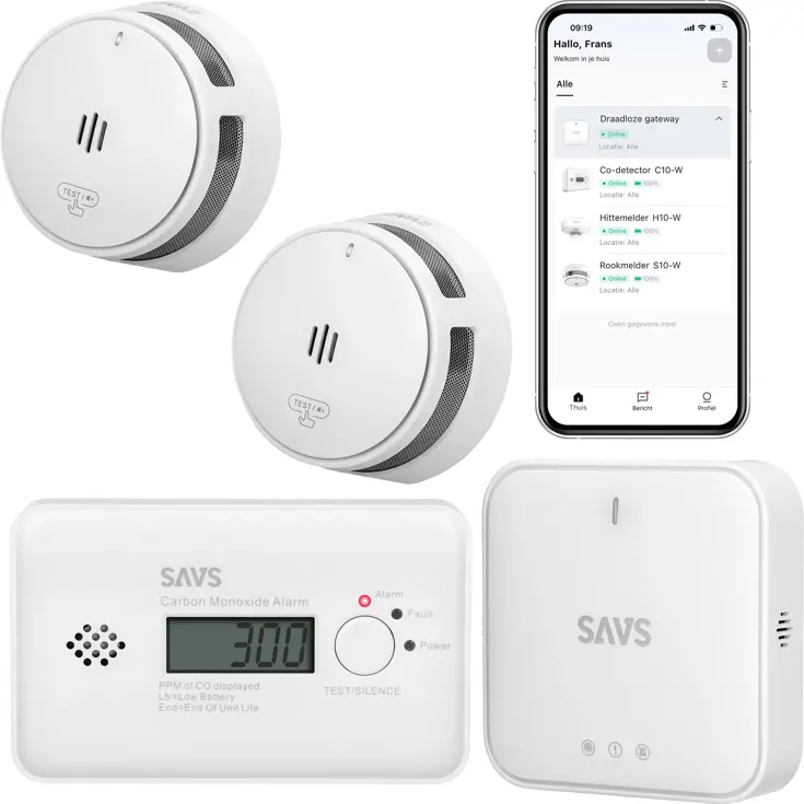 LinkSmart bundel 2 Rookmelders, 1 CO-melder