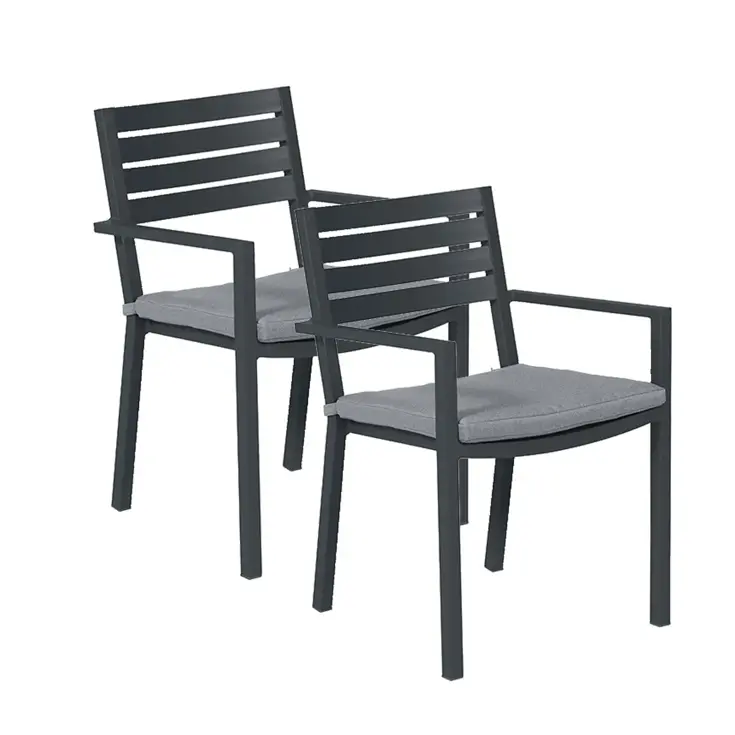 Amarillo 2st grijze Stoel Garden Impressions