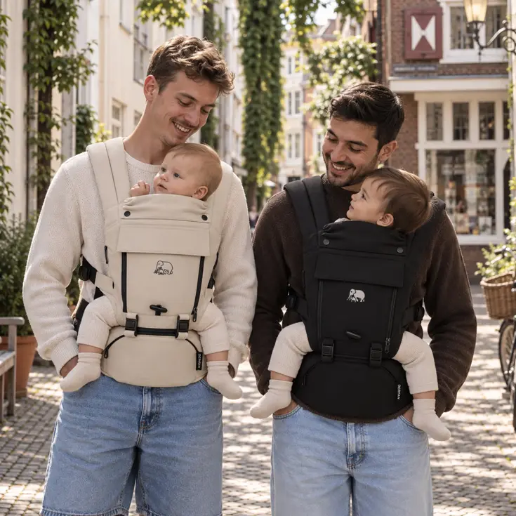 Pack Luxe draagzak + Opbergvakjes - Ergonomisch