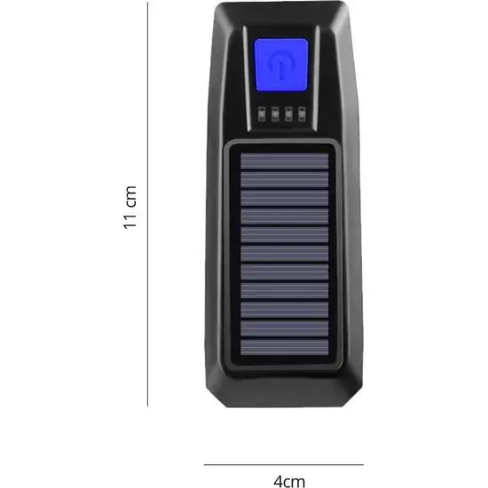 FlinQ Zonnepaneel fietsverlichting met bel