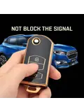 TPU Sleutelhoesje voor Mazda goud C2
