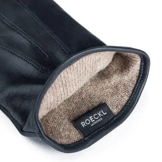 Riga - Heren handschoenen - Leer/Wol