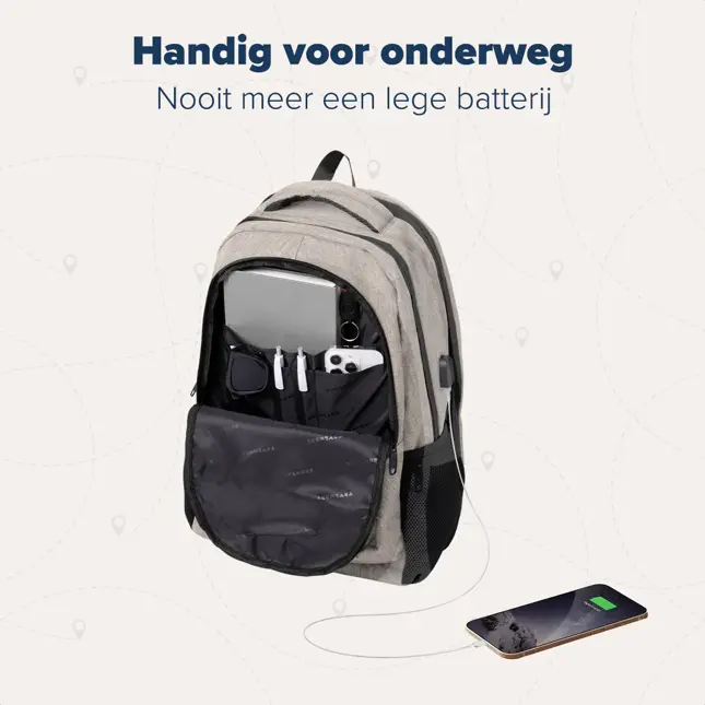 TRVLMORE Rugtas - 36L - 17 Inch