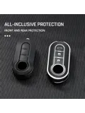 TPU Sleutelhoesje voor Fiat / Abart zwart A3