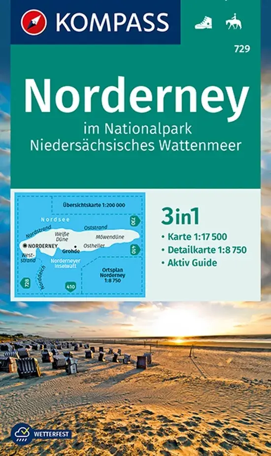 Wandelkaart WK729 Norderney