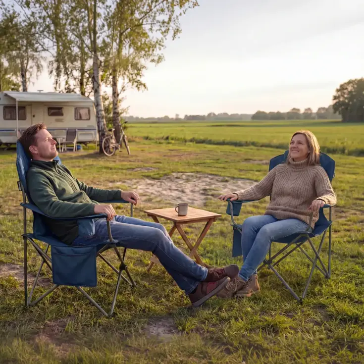 Campingstoelen - Opvouwbaar - 2-Pack - 160KG