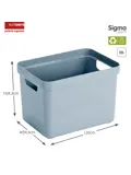 Sigma home - Opbergbox - 18L - 4-delig