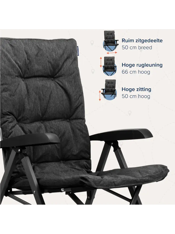 Campingstoel Luxe Duo – Draagtas