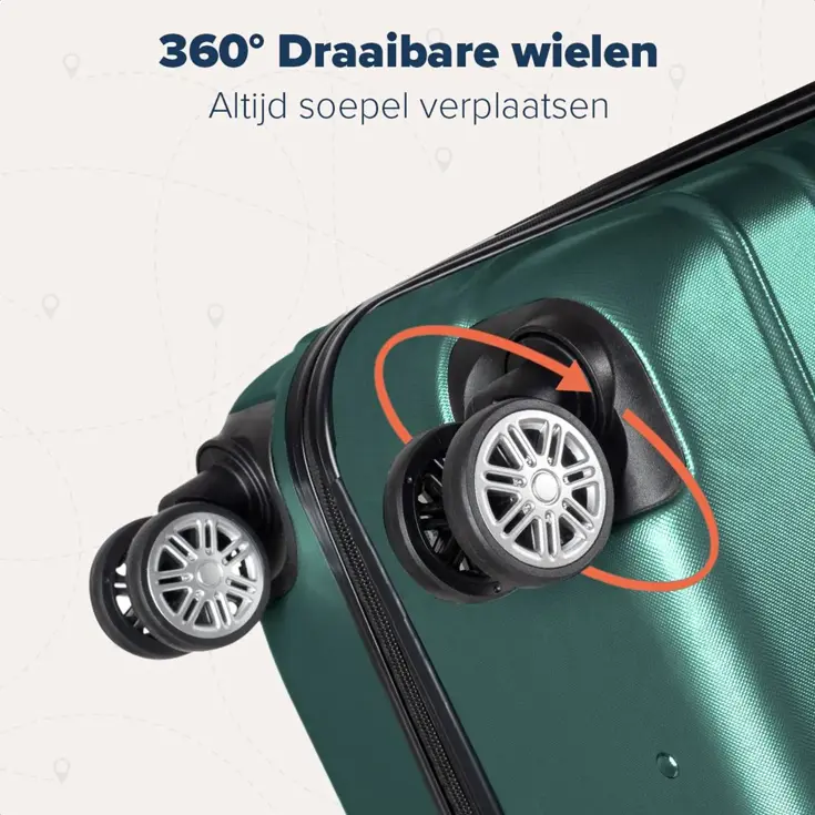 Handbagage Koffer – 38L – Donkergroen