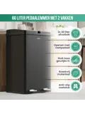 Avalo Prullenbak 2x30L - RVS