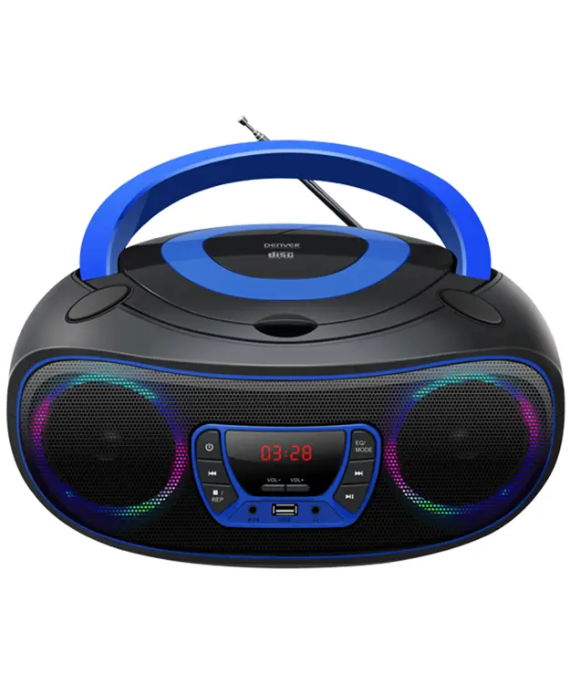 Denver TCL212BTB FM-Radio Incl. Bluetooth Boombox