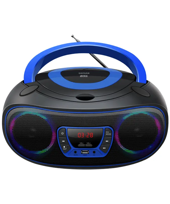 Denver TCL212BTB FM-Radio Incl. Bluetooth Boombox