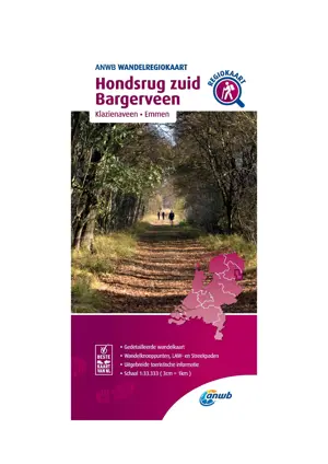 ANWB Wandelkaart Hondsrug Zuid - Bargerveen