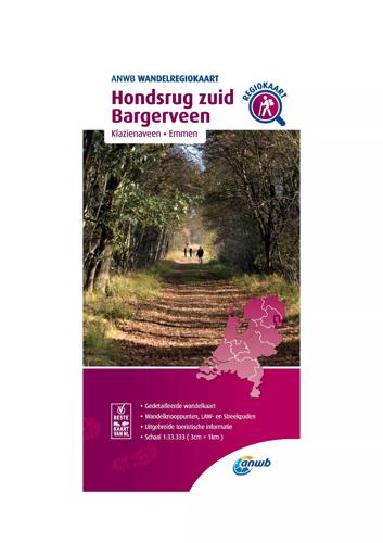 ANWB Wandelkaart Hondsrug Zuid - Bargerveen