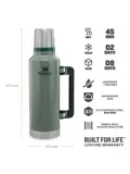 Classic 1.9L - Thermosfles groen