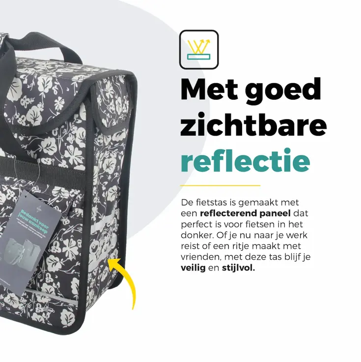 Voltano Enkele Shopper Fietstas 17 L