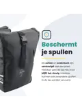 Voltano Dubbele Rolltop Fietstas 48L