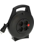 Vario-Line kabelhaspel 10 m, 4 stopcontacten